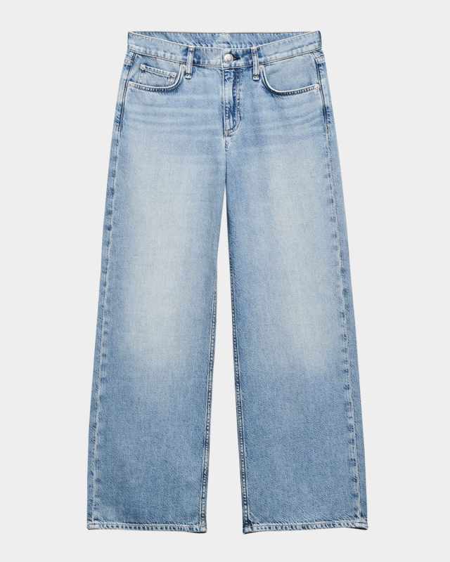 Featherweight Saige Low-Rise Ankle Jeans